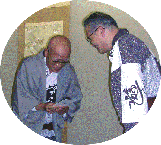 森会長へ退職祝い